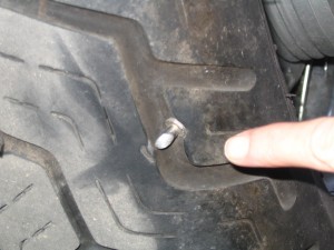 Object in tire