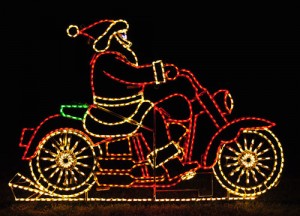 Santa motorcycle