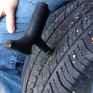 Tire repair rasp in